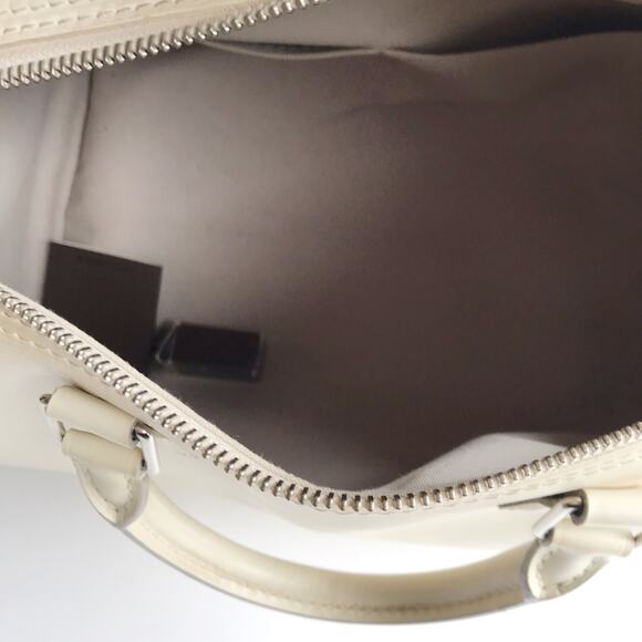 Louis Vuitton Speedy 30 Epi Leather Boston Bag Double Handle Satchel Purse Ivory - Picture 12 of 16